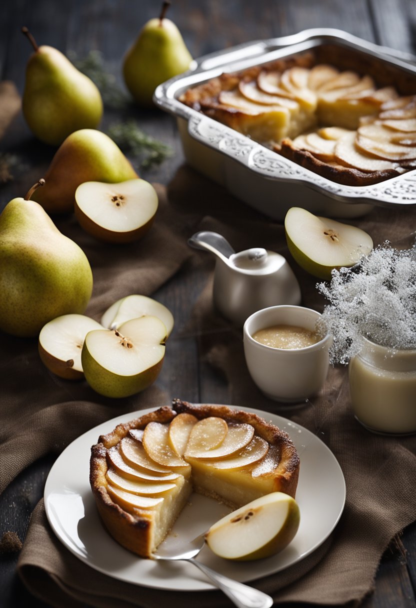 clafoutis aux poires sans lactose