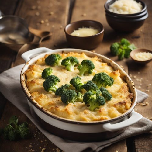 gratin de brocoli au parmesan