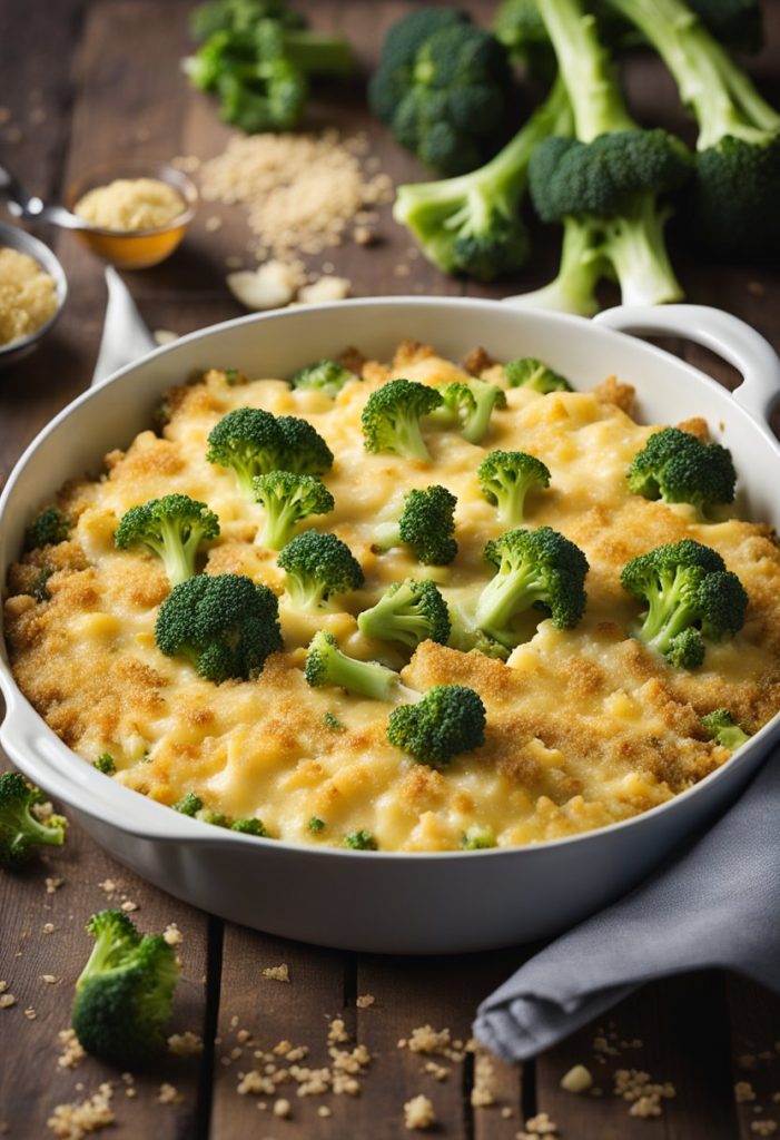 gratin de brocoli au parmesan