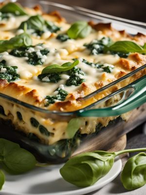 Lasagnes aux épinards