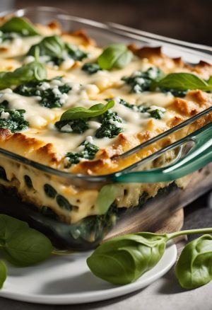 Lasagnes aux épinards