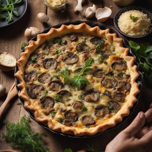 quiche aux champignons