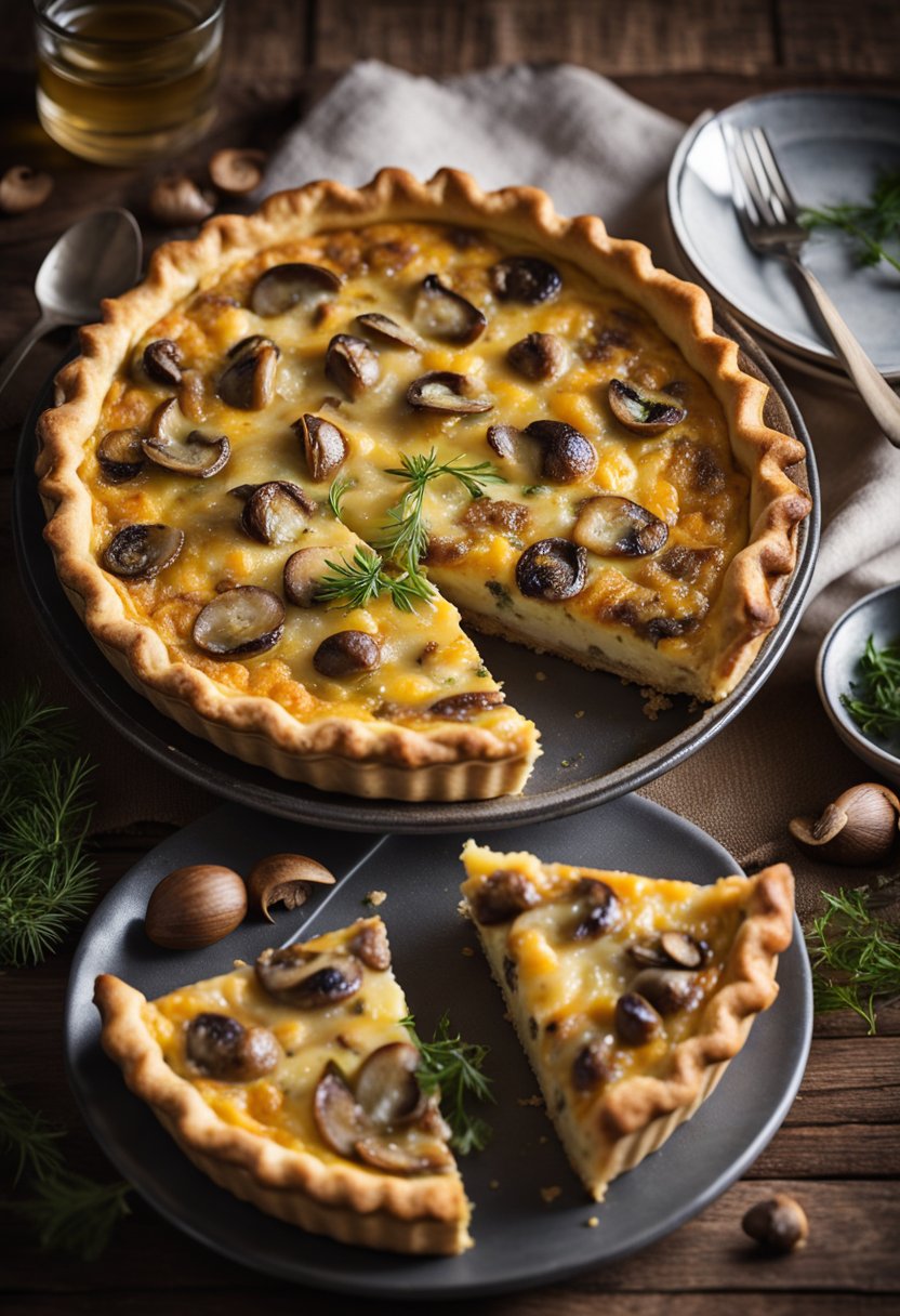 quiche aux champignons