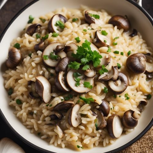 risotto aux champignons