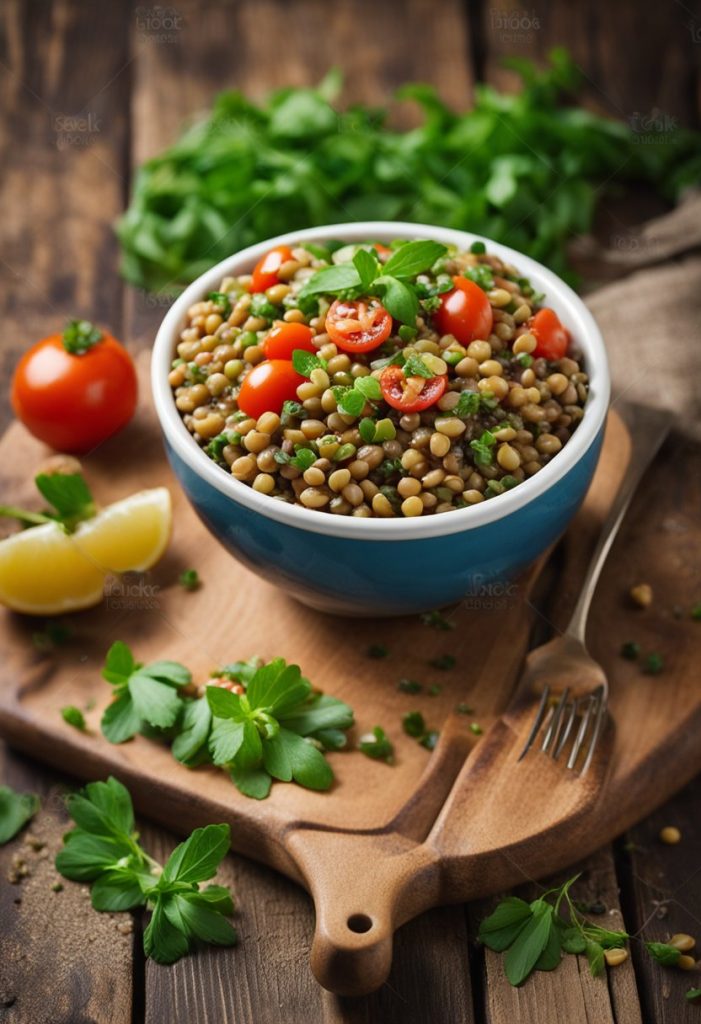 salade de lentilles 