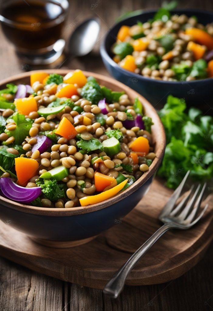 salade de lentilles 