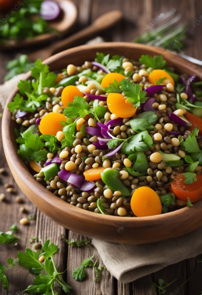 salade de lentilles 