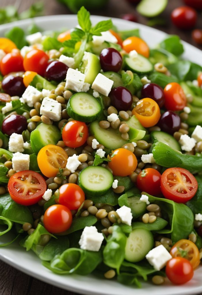 salade de lentilles 