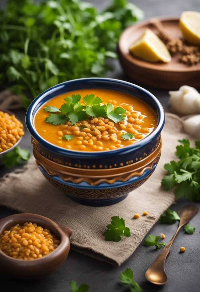 soupe de lentilles corail au curry 