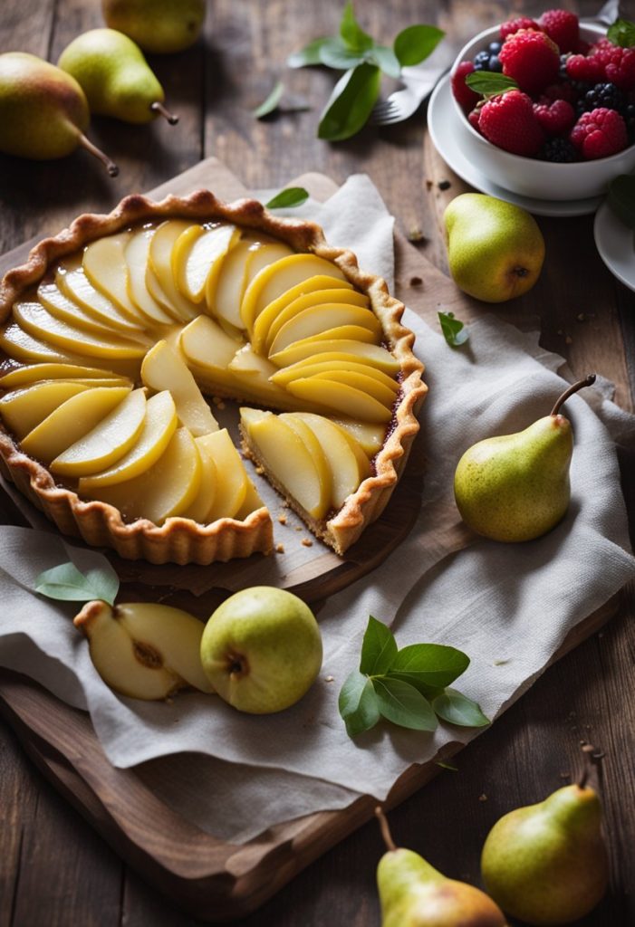 tarte aux poires 