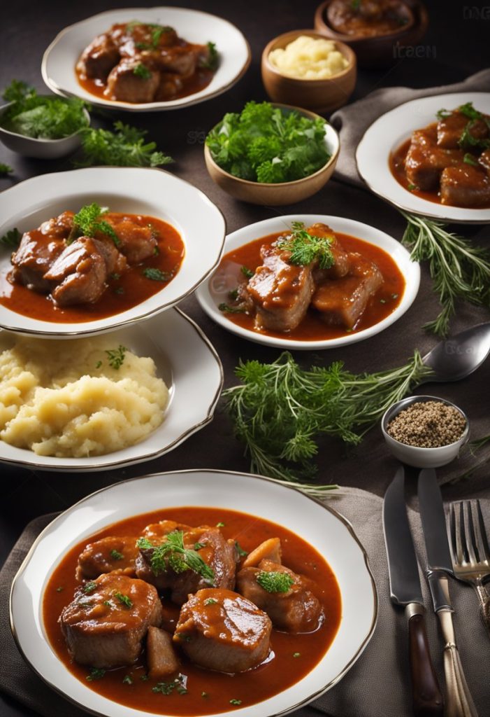 grenadins de veau à la tomate 