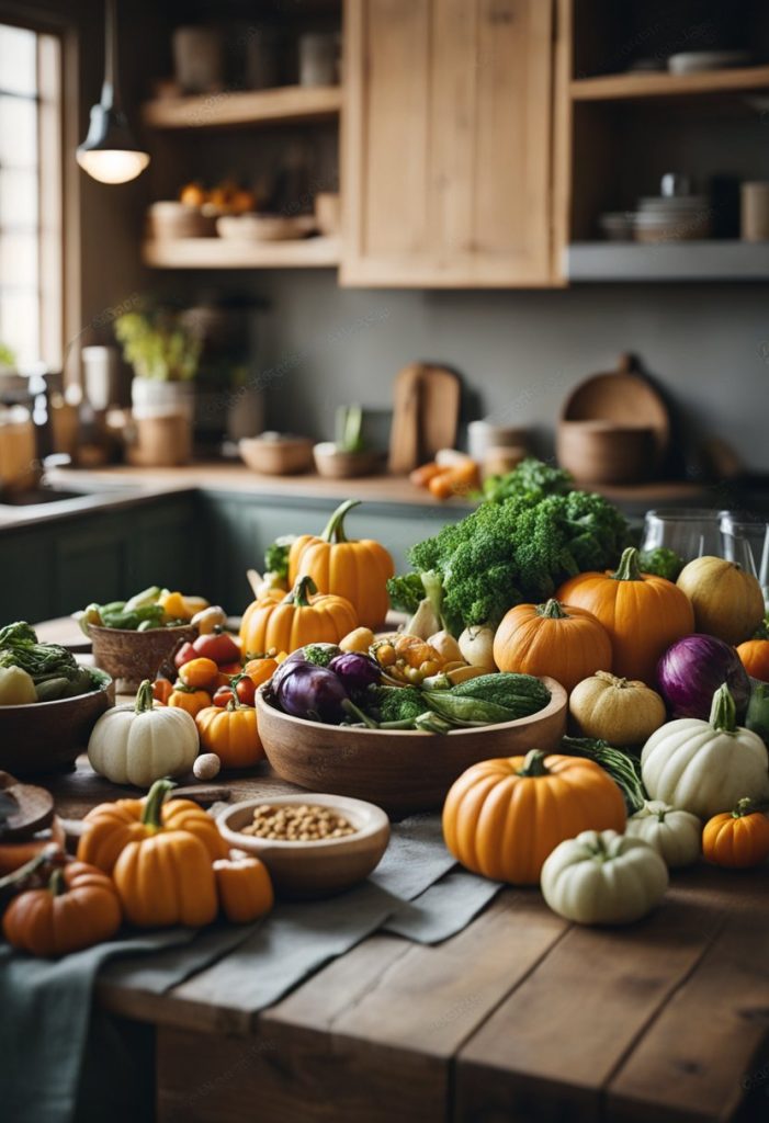 fruits et légumes d'automne 