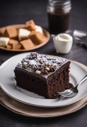 Gâteau au chocolat sans lactose