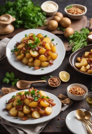 Pommes de terre sautées aux lardons