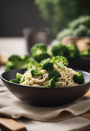 Nouilles soba au brocoli