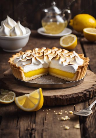 Tarte au citron meringuée