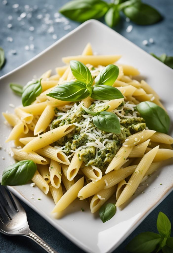 penne au pesto de pistaches 