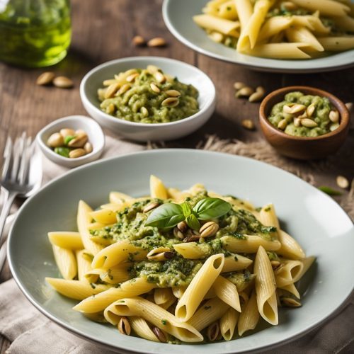 penne au pesto de pistaches