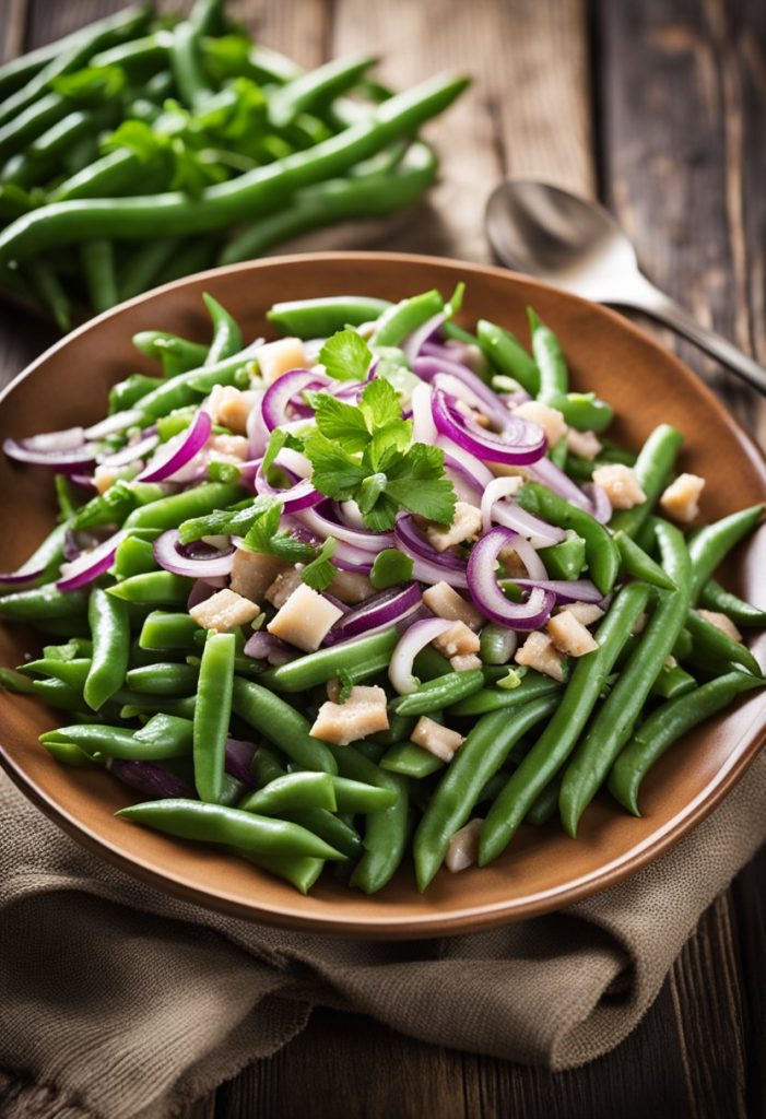 salade de haricots verts au thon