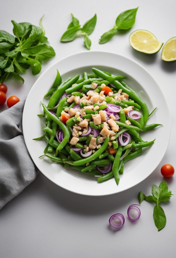 salade de haricots verts au thon