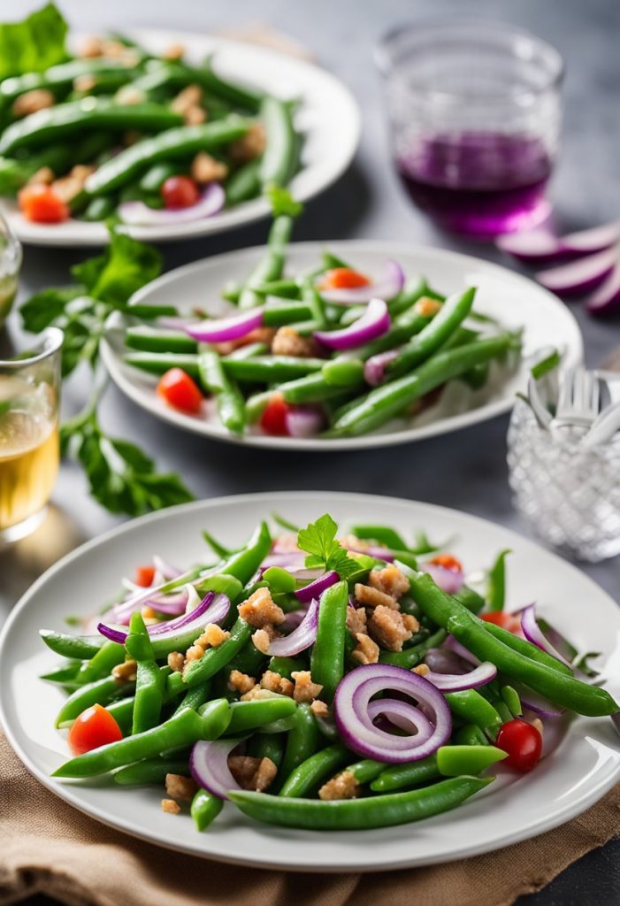 salade de haricots verts au thon