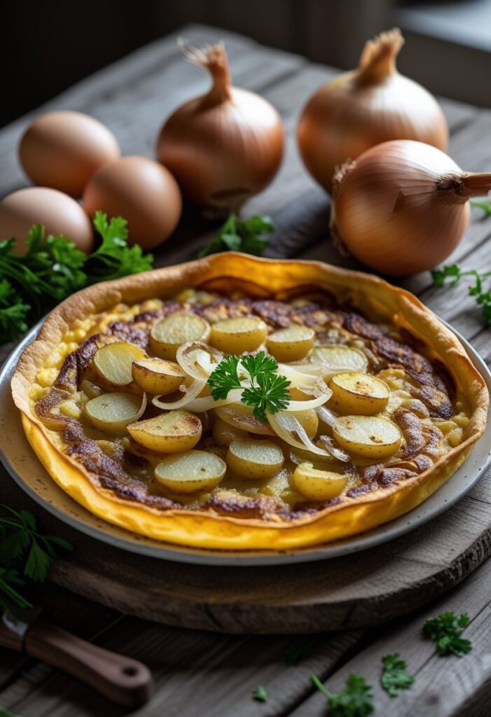 tortilla espagnole aux oignons