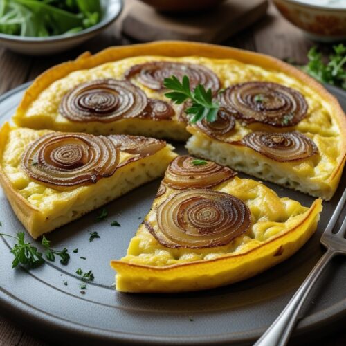 tortilla espagnole aux oignons