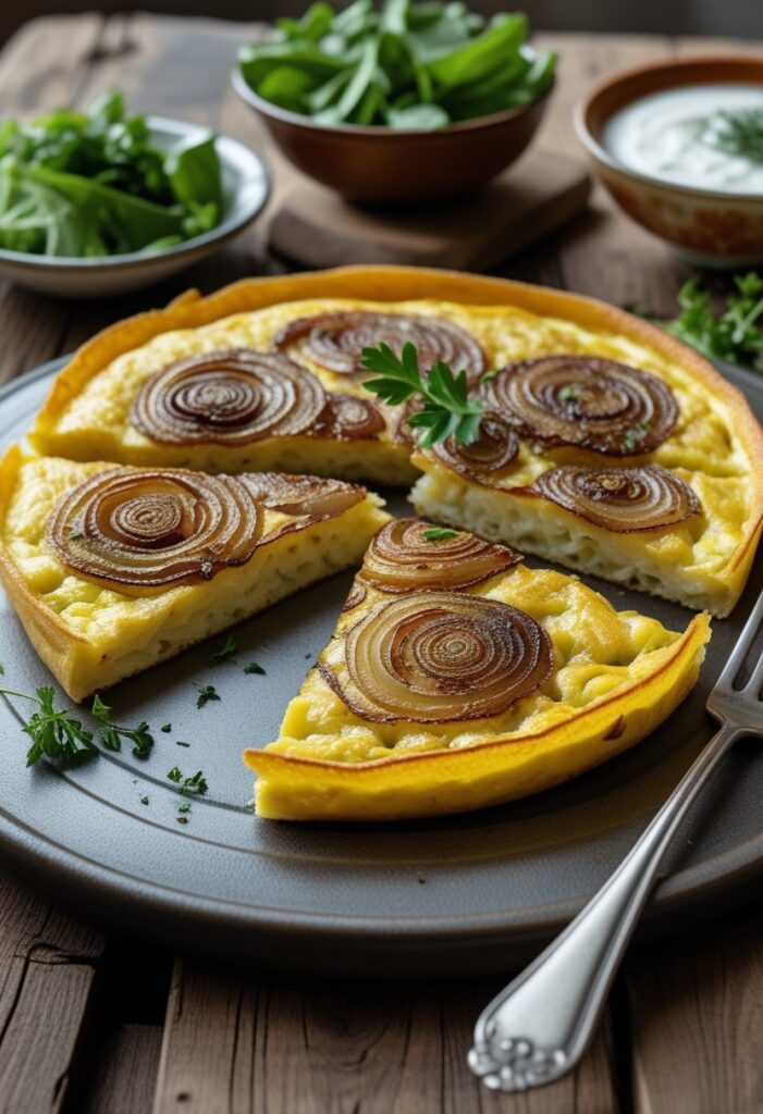 tortilla espagnole aux oignons