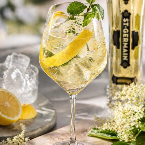 spritz à la liqueur de Saint‑Germain