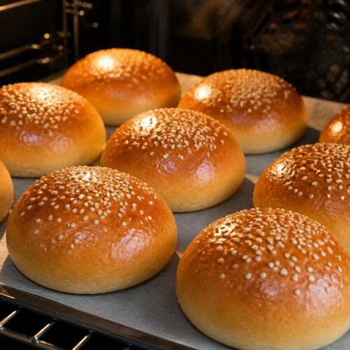 pains à hamburger maison